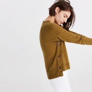 Madewell Brownstone Side-Button sweater